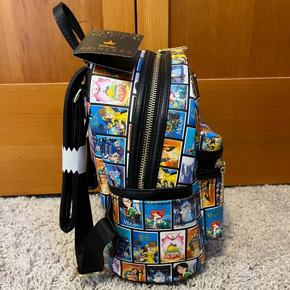 Loungefly Bags Loungefly Vhs Disney Princess Backpack Poshmark